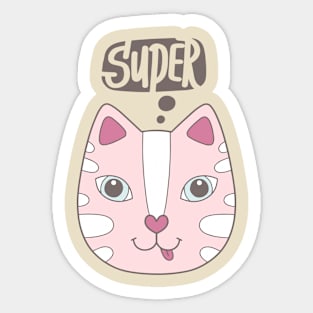 CUTE CAT Sticker